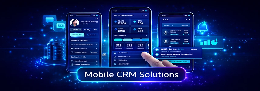 Secure mobile CRM software solutions
